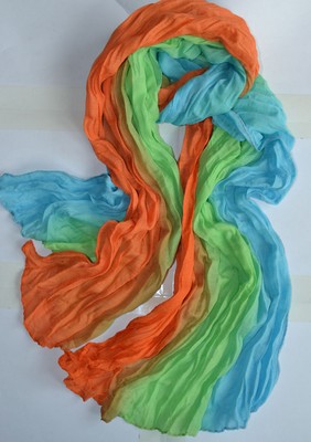 Womens Fashion Beautiful Scarfs Girls Soft Wrinkle Cotton Blend Scarfs L25