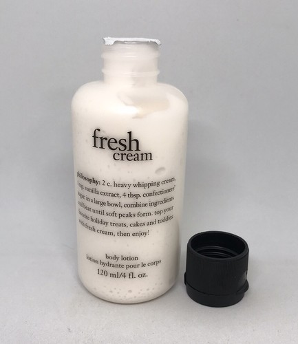 PHILOSOPHY FRESH CREAM BODY LOTION 4 OZ NEW SEALED POP TOP LID RARE!