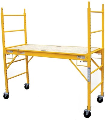 PRO-SERIES 6 Multi-Use Steel Drywall Baker Scaffolding Swivel Locking Caster