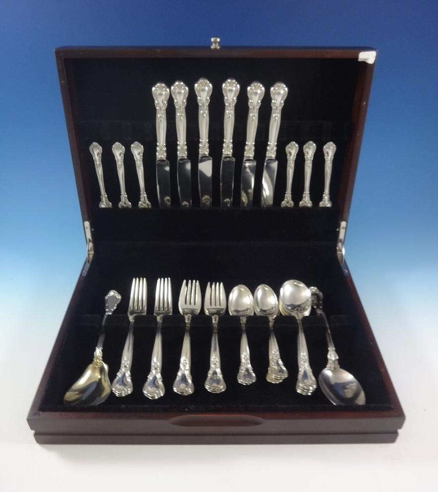 Chantilly by Gorham Sterling Silver Flatware Set Service 38 Pieces eBay