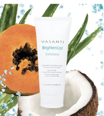 Vasanti Brighten Up! Enzymatic Face Rejuvenator 7.05 oz - New Sealed Fresh