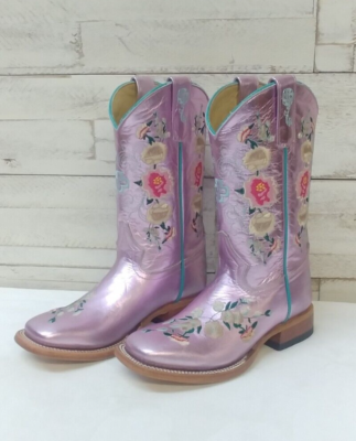 Girl s Macie Bean Pink Metallic Boots MK9209