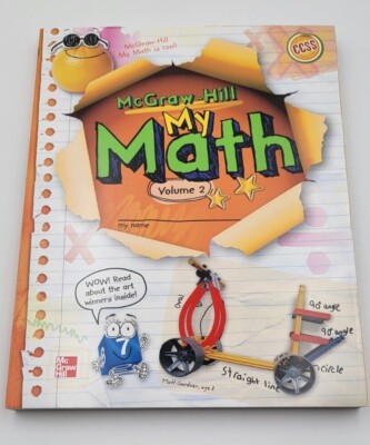 3rd - MY MATH - Student Edition Workbook (Vol. 2) (2013, McGraw-Hill) BRAND NEW