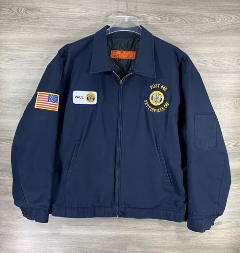 Vintage Red Kap Jacket Adult XL Full Zip Workwear Quilted