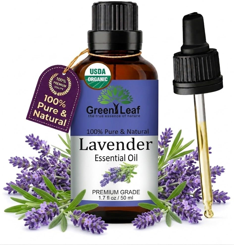 ORGANIC Lavender Essential Oil 50Ml | USDA Certified | 100% Pure and Natural | f