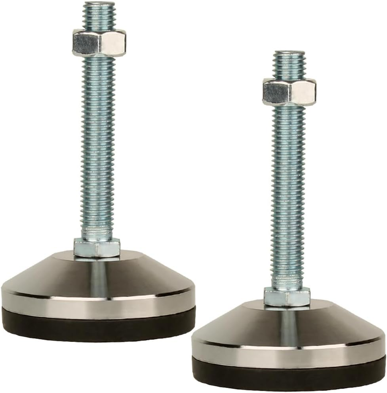 Leg Leveler M14 Thread 1700Lb for Shelving Workbench Machinery 2 Pcs