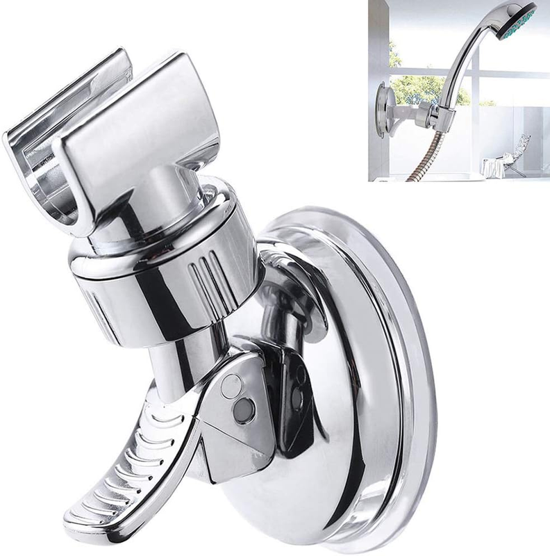 Adjustable Shower Head Holder, Bathroom Suction Cup Handheld Shower Head Bracket