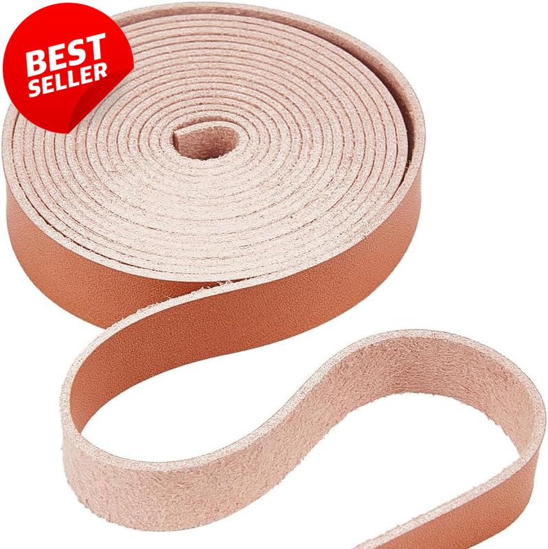 Leather Strap 200cm x 12.5mm Full Grain 1.2mm Thick Chocolate DIY Crafts - US