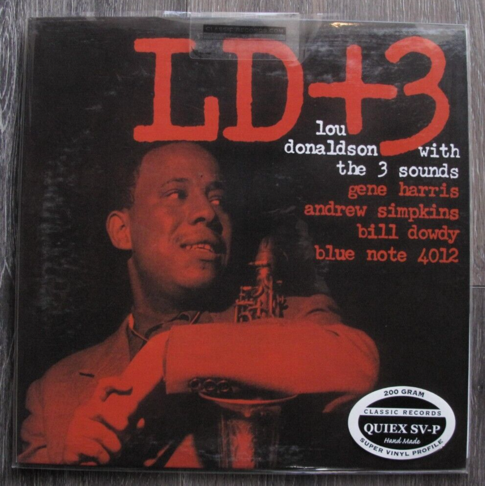 洋楽 Lou Donaldson LD+3 Blue Note 4012 LOU DONALDSON THREE SOUNDS LD+3 LP BLUE NOTE 4012 US 1959
