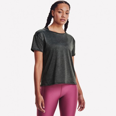 

Черная спортивная футболка Under Armour Tech Vent SS для женщин, Черный, Under Armour Tech Vent SS Training T-Shirt