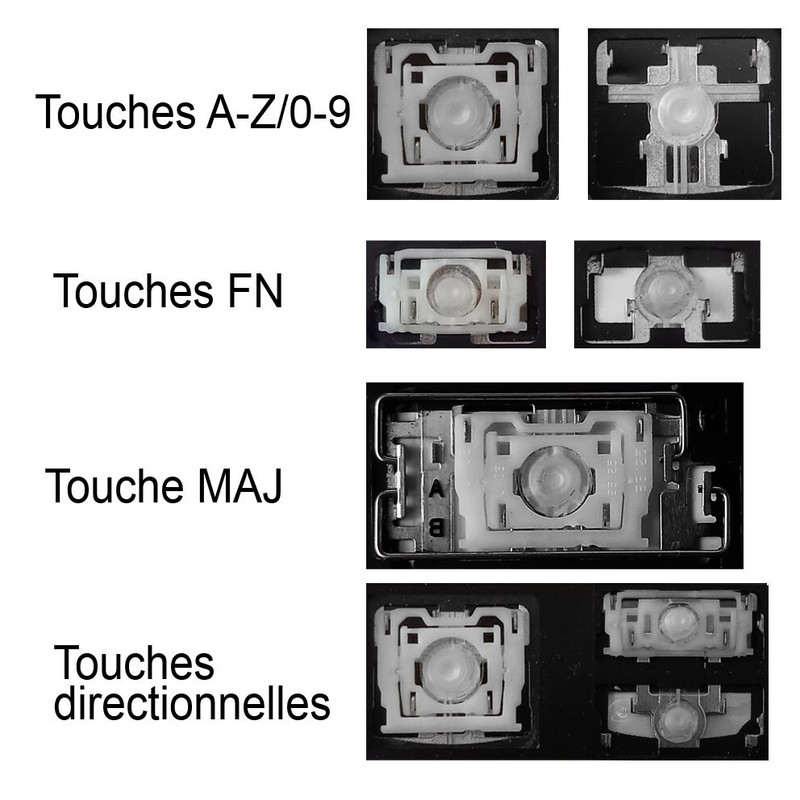 Touche De Clavier FranÃ§Ais Pour Lenovo Yoga Slim 7-13 / Thinkbook 13s G2 / G3