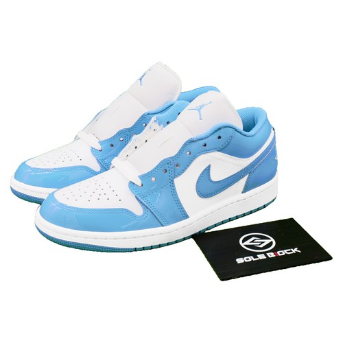 新品Nike Air Jordan 1 Low \"White/Blue 23.5 Shop Jordan Air Jordan 1 Low SE FZ2138-114 blue | SNIPES USA