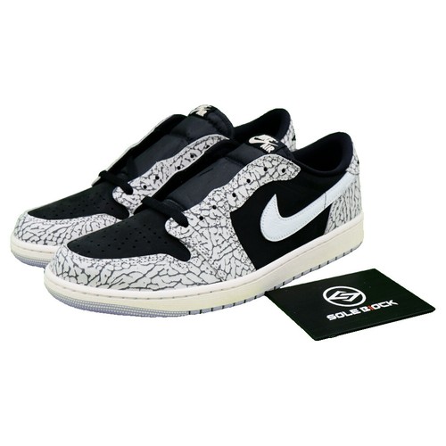 靴 Nike Air Jordan 1 Retro Low Black Cement These Jordan 1 Low Black Cements Are Nice!!! |review & On