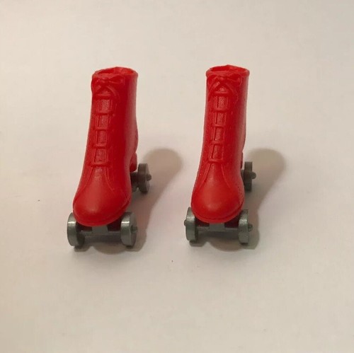 VINTAGE Barbie Francie Doll ROLLER SKATES Red Squishy JAPAN