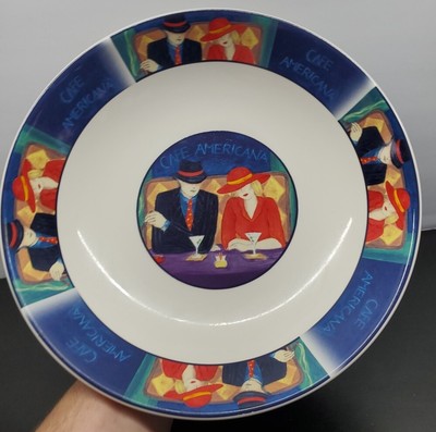 Sango Cafe Americana 98 4911 EXTRA Large Round Salad Pasta Serving Bowl 12.5 In