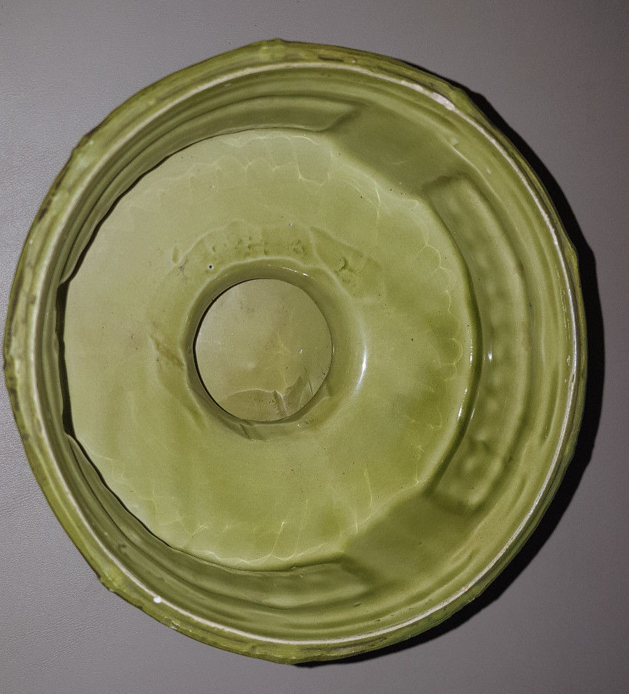 Vintage Napcoware Green GOLDEN BAMBOO FLOWERPOT Import Japan