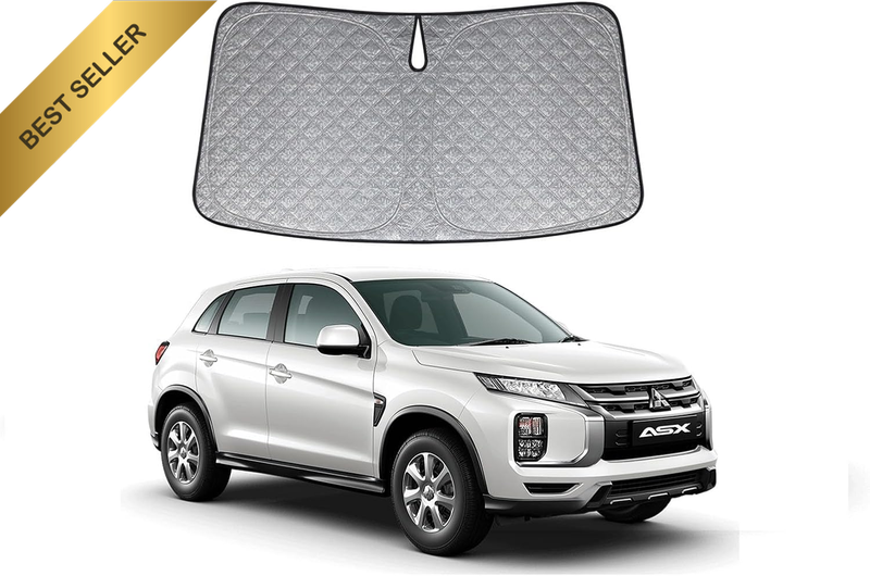 Thick Windscreen Sunshade for Mitsubishi ASX 2010-2025, 6-Layer Custom Fit, Maxi
