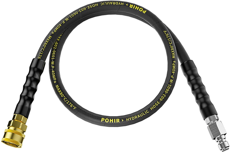 Pressure Washer Whip Hose 5 FT, Hose Reel Connector Hose for Pressure Washing, S