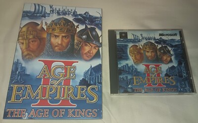 Microsoft Age of Empires II Strategy Game PC CD-ROM With Instructions and Manual