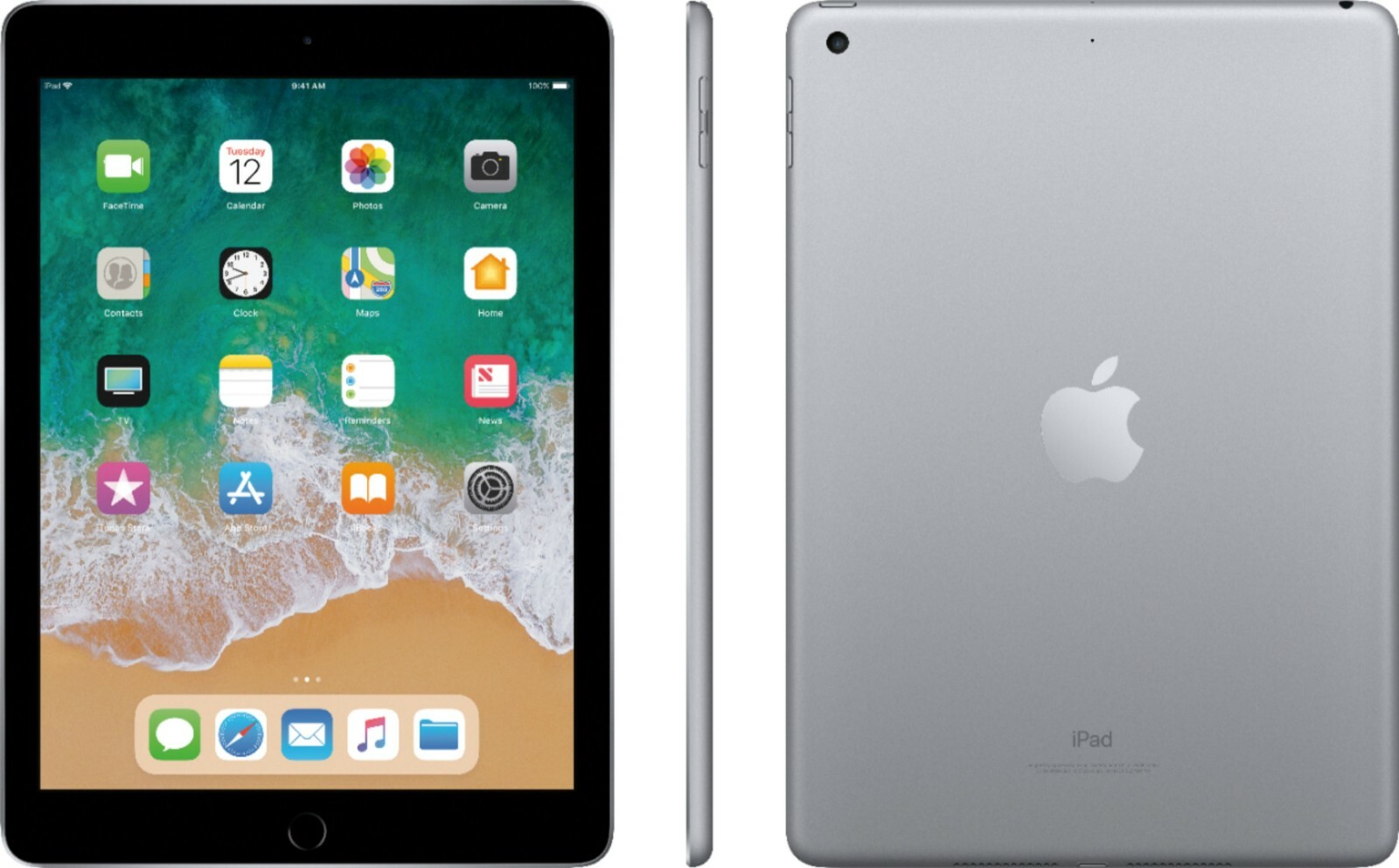 Apple iPad 5th Gen (ipad 5) 32GB, Wi-Fi 9.7Inch – Space Gray – NO-Touch-ID – ASA College: Florida