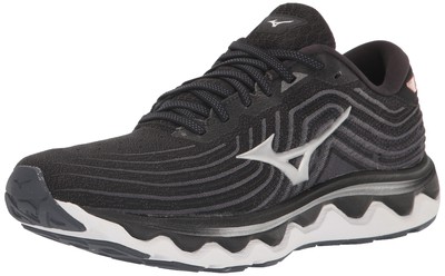 

Женские кроссовки Mizuno Wave Horizon 6, черный/серебристый, 7 B Medium США, Black/silver