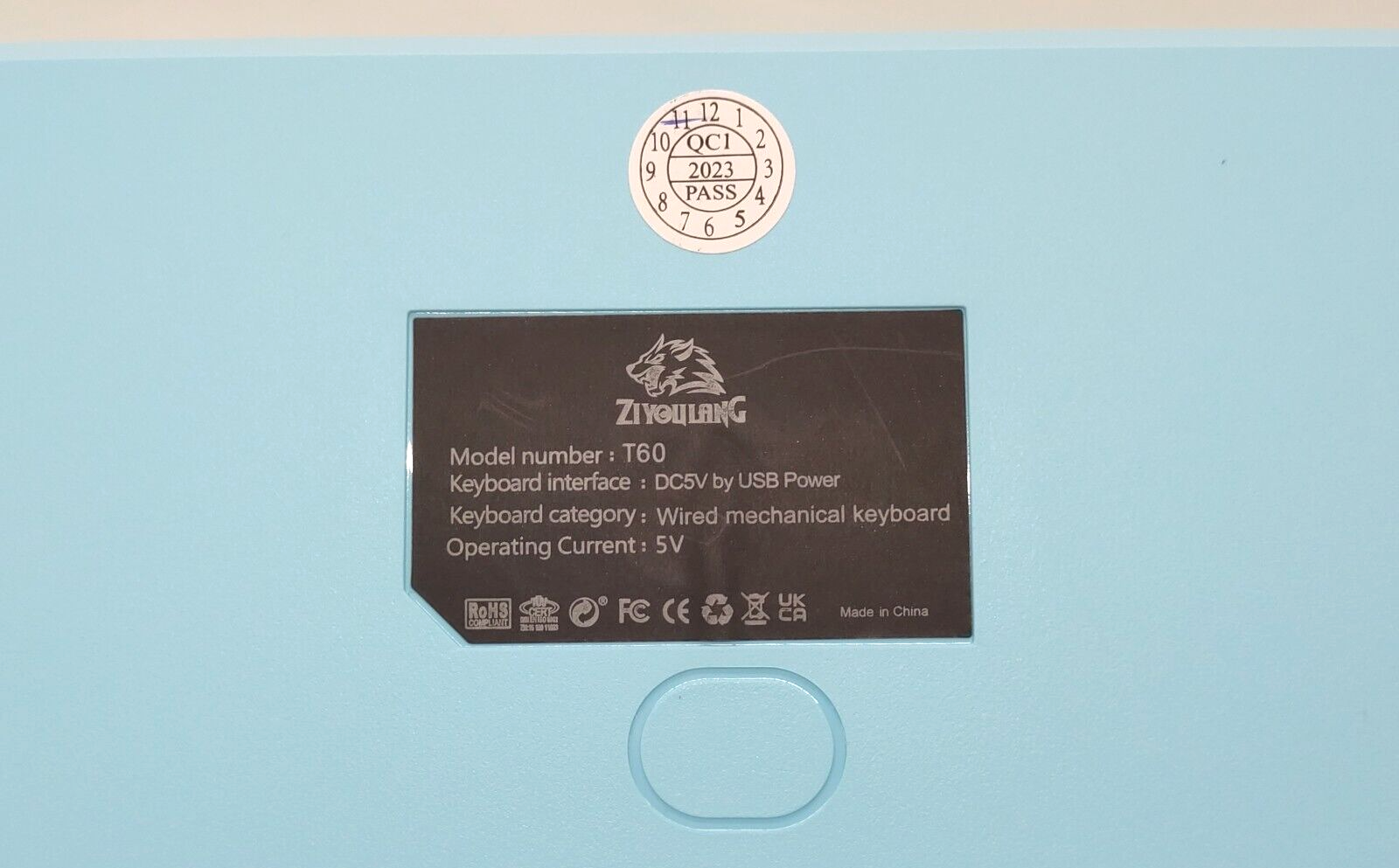 ZiYou Lang T60 mechanical keyboard & mouse combo & 20 backlight effects