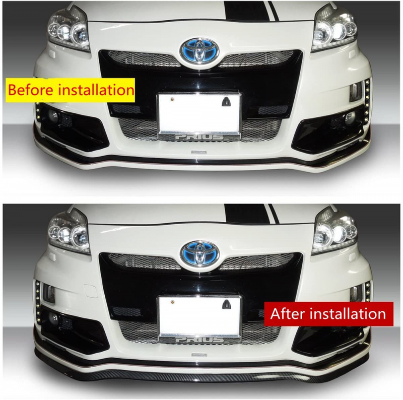 Front Lip ,HengJia Auto Parts 2.5m/8.2ft Car Carbon Fiber Front Lip,Front Bumper