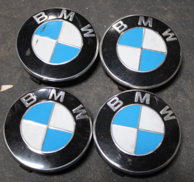 Set of Four (4) 2.25'' BMW OEM CENTER HUB CAP 6861092 6850834 6857149 10333410