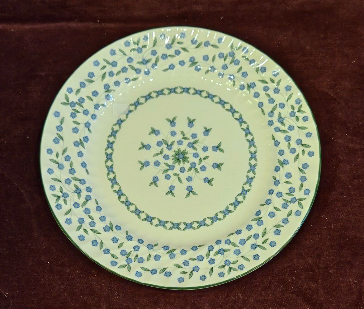 INNES CHAMBERS アンティークプレート Lunéville 赤い鳥プレート 22.5cm フランスアンティーク