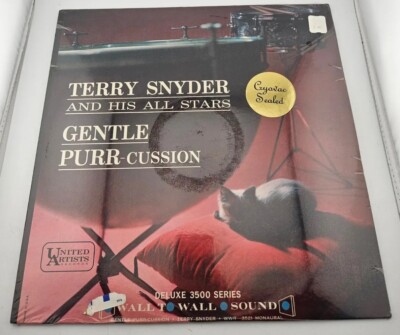 Terry Snyder And His All Stars Gentle Purr Cussion Vinyl Lp  Sealed 1962 Mono