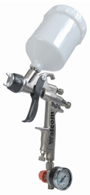 Professional Spray Gun 1.3mm Walcom Slim XLIGHT HALO + Case & Regulator