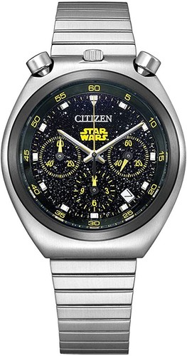 Pre-owned Citizen An3667-58e Star Wars Tsuno Chronograph Bullhead Record Label Watch Men