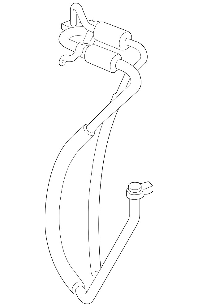 Genuine A/C Refrigerant Suction Hose CK4Z-19D742-D