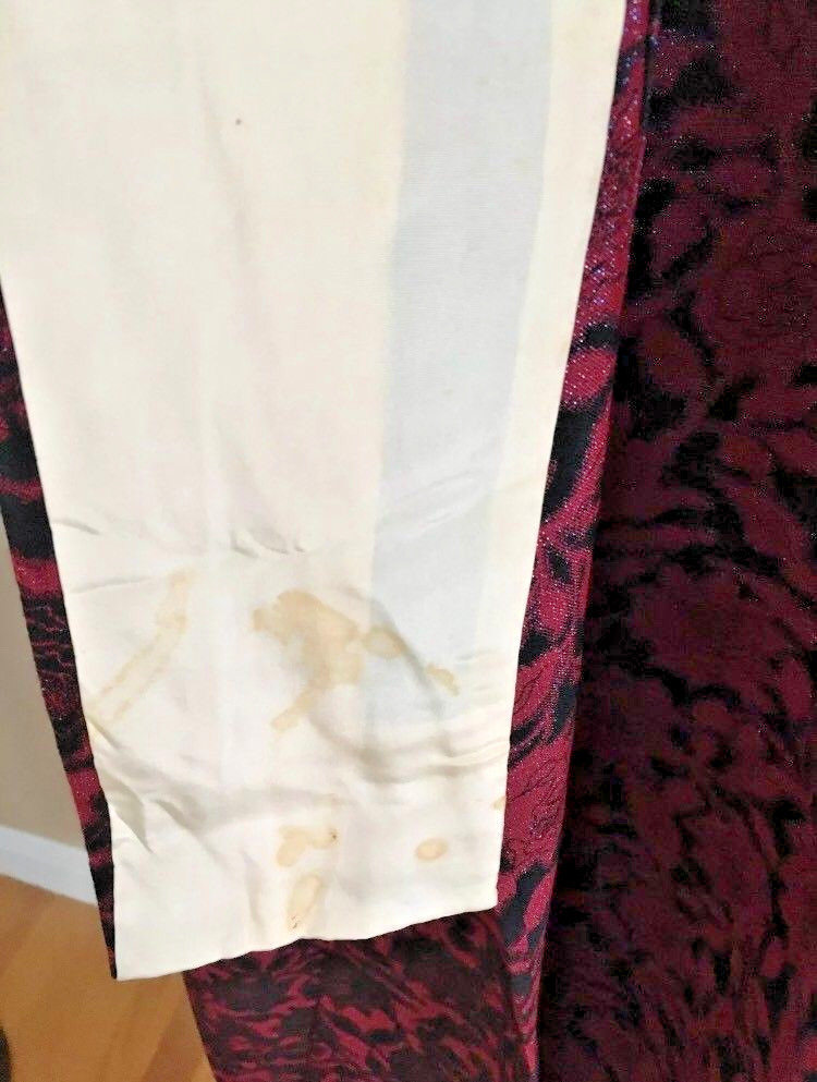 EUC Authentic Vintage Japanese Kimono, winter weight GORGEOUS!