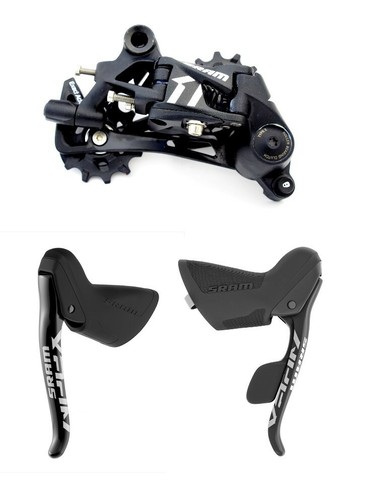 SRAM APEX 1x12speed 機械式 左右セット Sram-apex 1広角クランクセット,12スピード,アルミニウム,ワイド