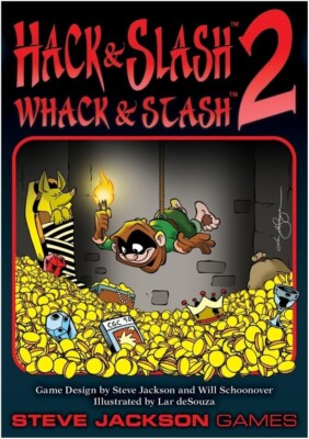 Hack & Slash 2 Whack & Stash Expansion Card Game Steve Jackson Games SJG5966