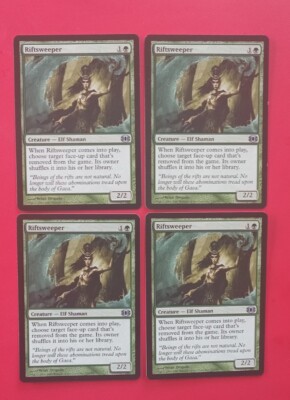 Riftsweeper x4 NM Unplayed Future Sight MtG Magic Elf Shaman Free Shipping 