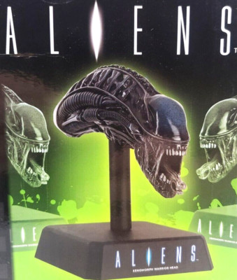 HERO Collector Museum Aliens XENOMORPH WARRIOR HEAD Display Eaglemoss NEW NIB