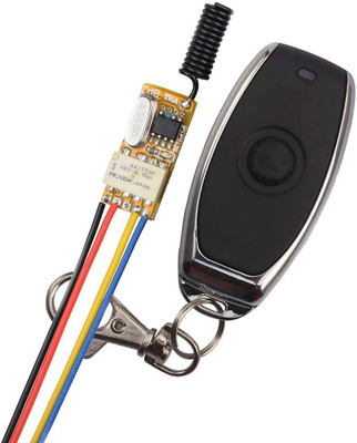 Mini Remote Relay 12V Wireless Remote Control Switch, 433Mhz Remote Momentary Sw
