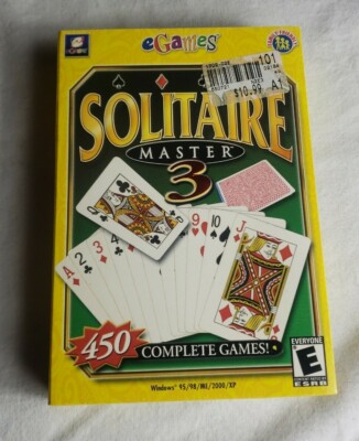 Solitaire Master 3 (PC, 2002) - eGames Factory Sealed