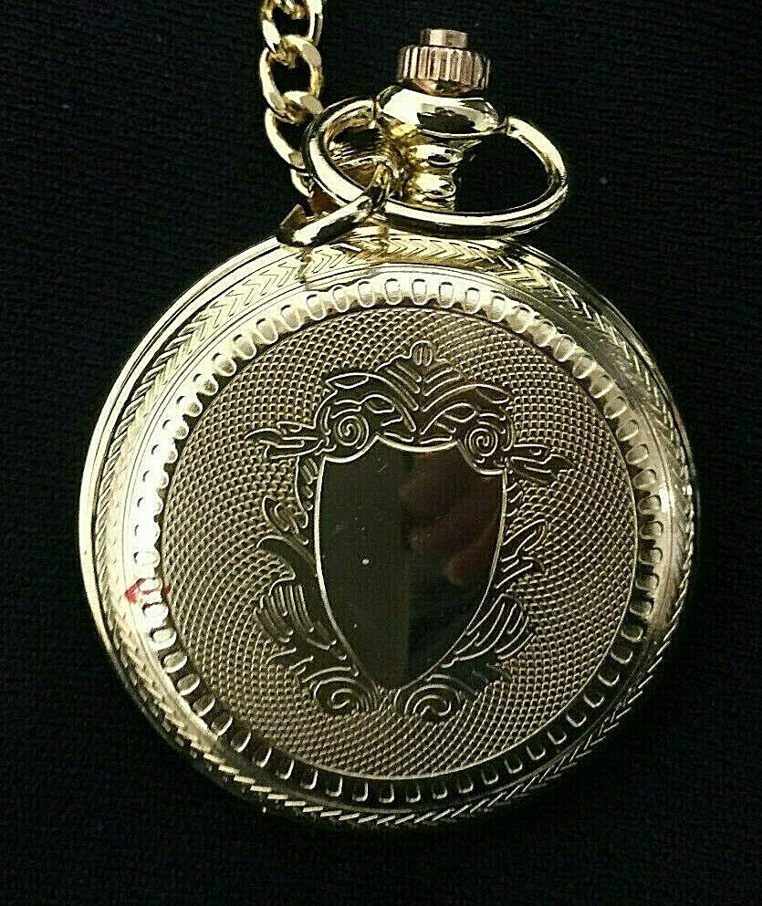 Von Hattenlery Gold Tone Pocket Watch 14