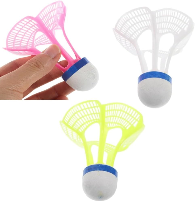 3Pcs Windproof Badminton Balls, Windproof Nylon Badminton Shuttlecocks, Durable