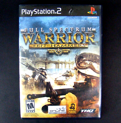 Full Spectrum Warrior Ten Hammers Sony PlayStation 2 2006 PS2