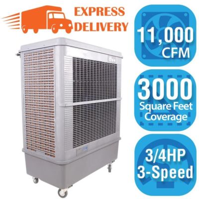 3,000 Sq. Ft. Hessaire 11,000 Cfm Cooling Air