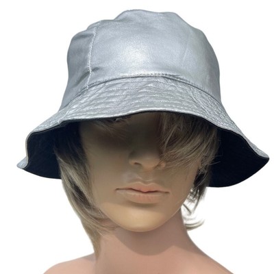 ZARA Accessories Bucket Hat Women Silver barely used 