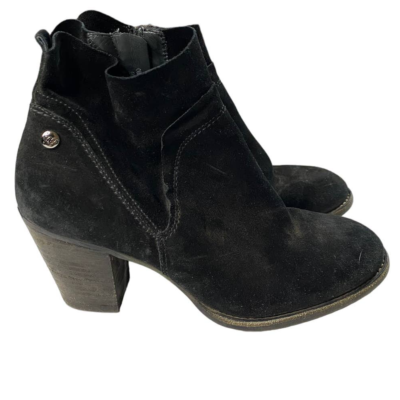 Paul green sales black suede booties