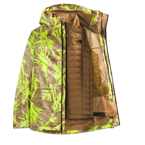 Pre-owned The North Face Thermoball Eco Snow Triclimate Jacket In Green