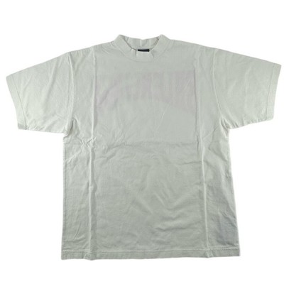 Pre-owned Balenciaga Unisex Hand Drawn Vintage Jersey T-shirt M In White