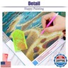 Moonlight Beach Diamond Painting Kits for Adults 5D Seaside Moon Diamond Art Kits for Beginners DIY Full Drill Diamond Gem Art Kits Home Wall Decor 12 x 16 Inch
