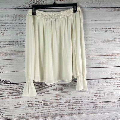 Three Eighty Two Women's Off Shoulder Ivory Top Size XS